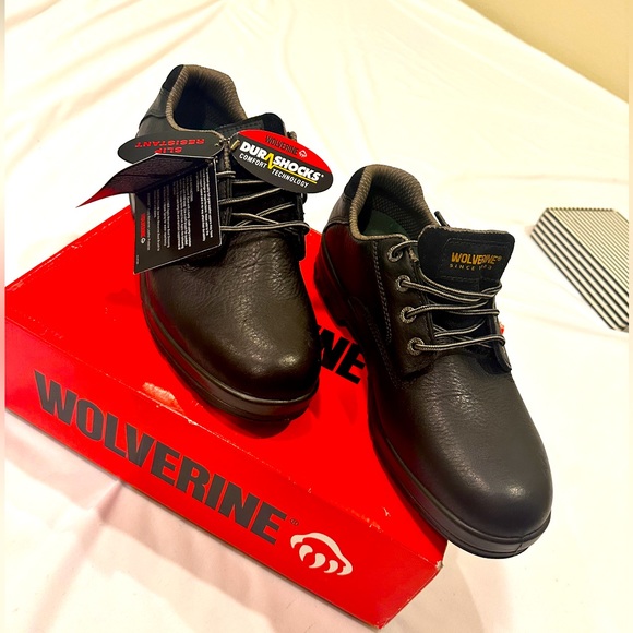 WOLVERINE DURA SHOCK MENS WORK SHOES - Picture 1 of 9